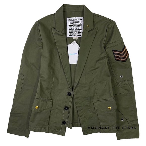 Zadig & Voltaire Jackets & Coats Zadig Voltaire Virginia Grunge